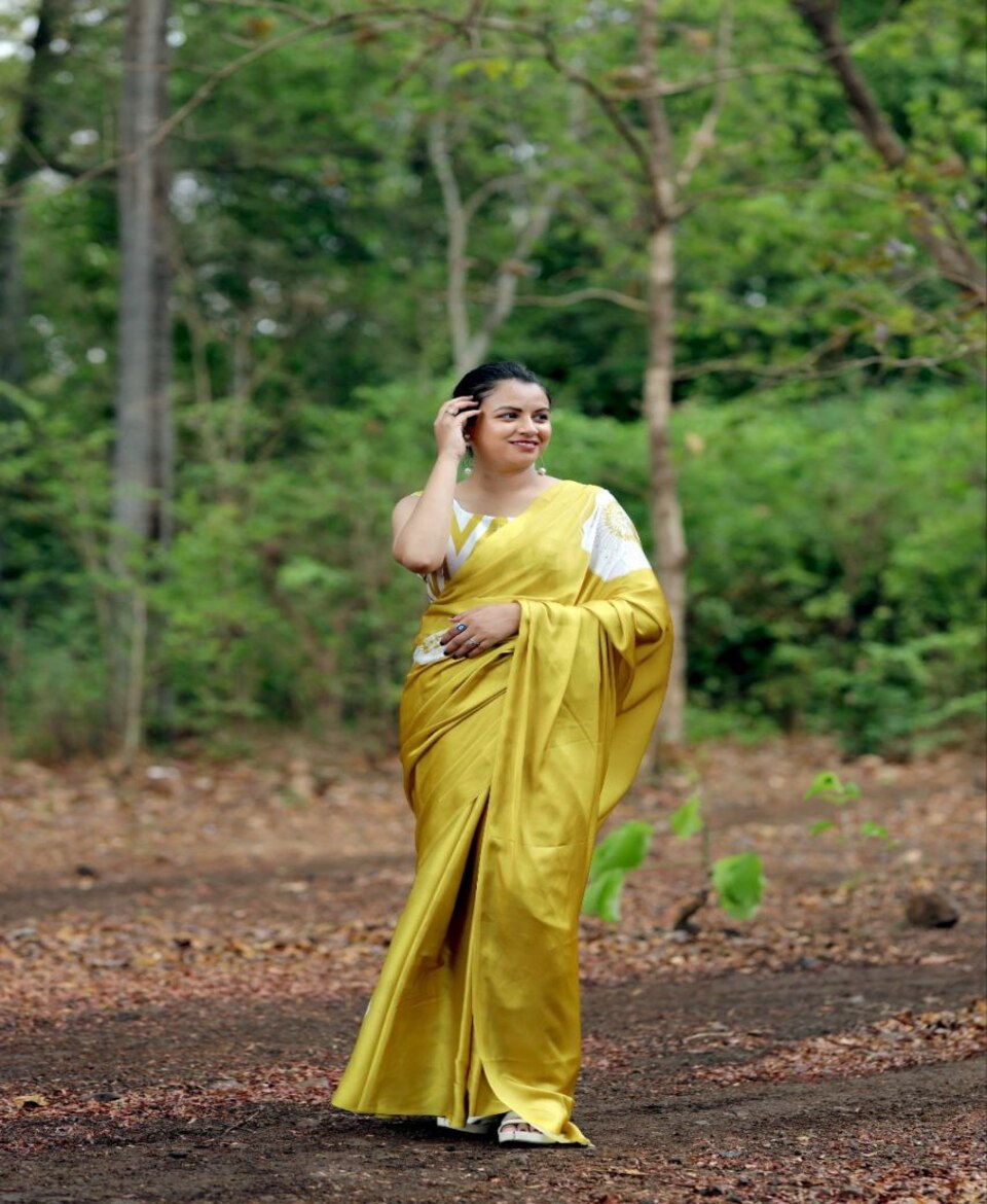 Artistic Modern Printed Saree