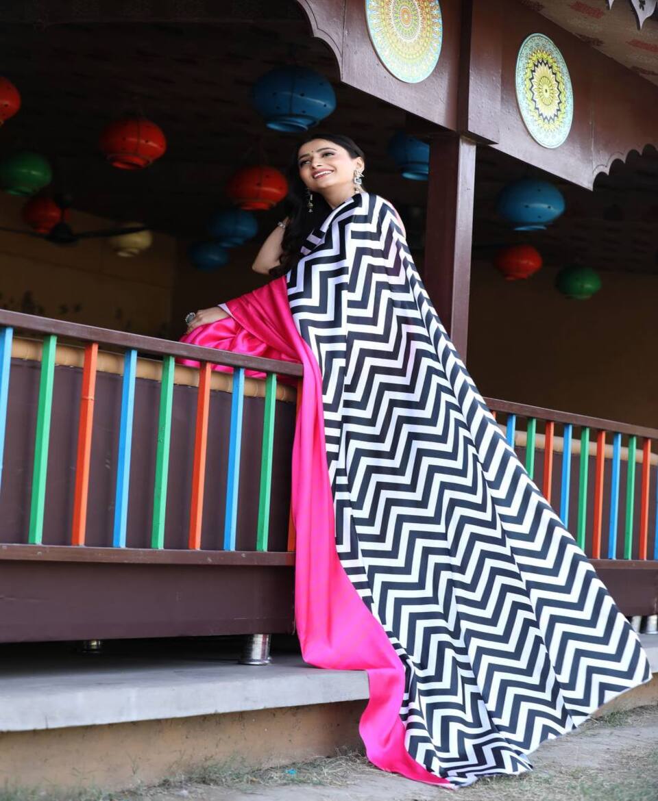 Fashion Digital Print Designer Saree