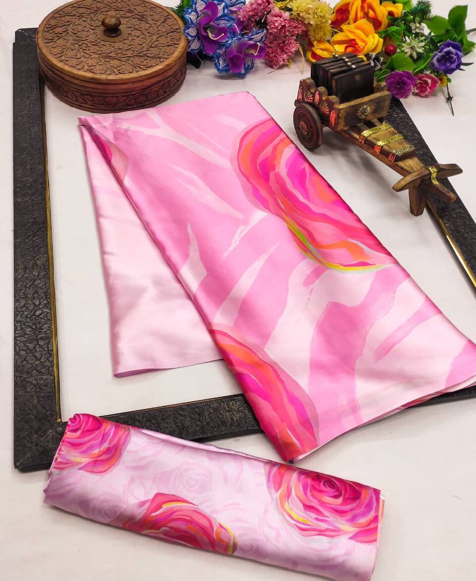 Trendy Digital Print Saree