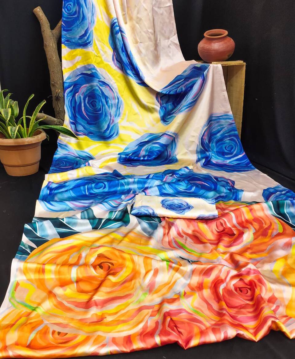 Trendy Digital Print Saree