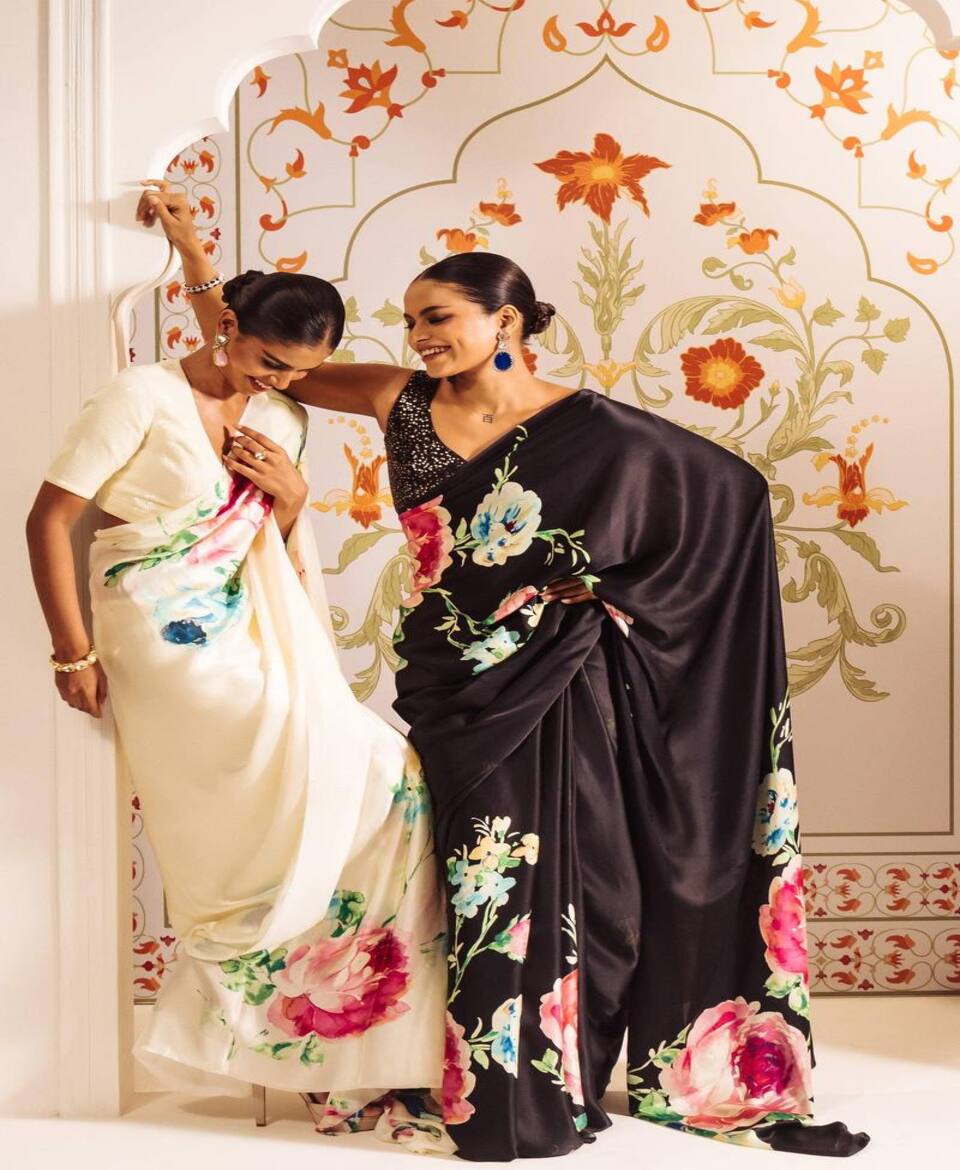 Modern Elegant Printed Saree