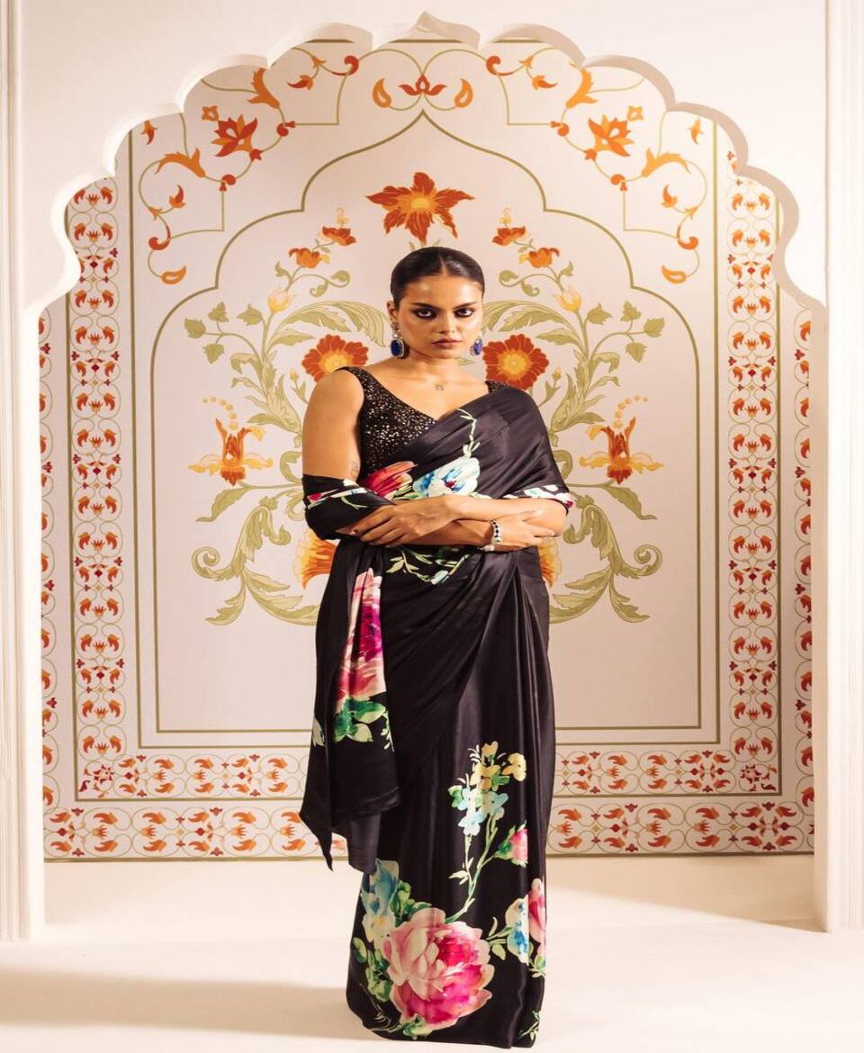 Modern Elegant Printed Saree