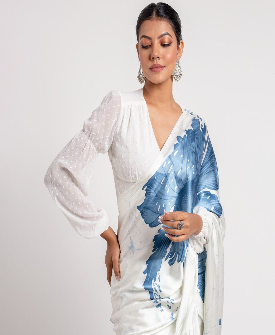 Stylish Digital Print Saree
