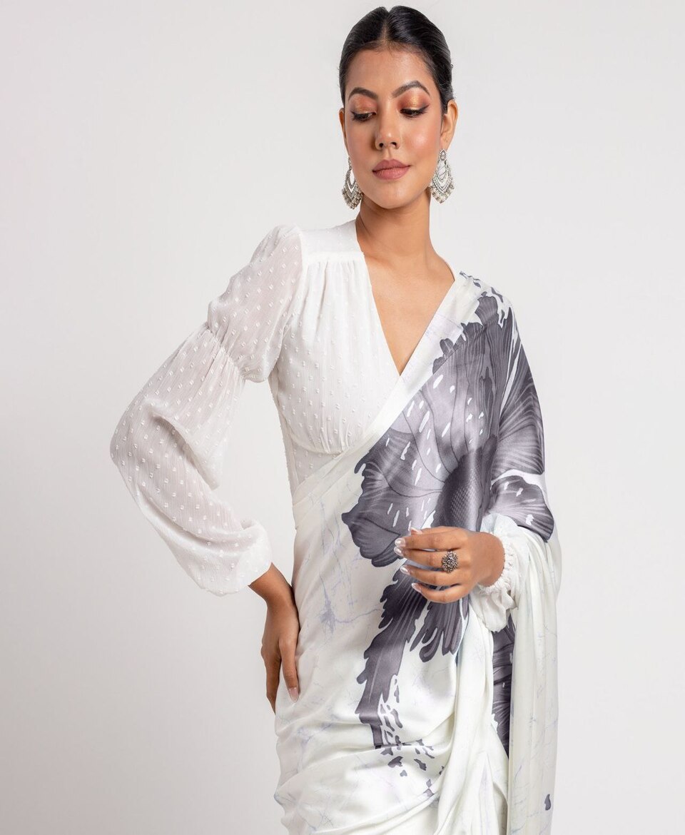 Stylish Digital Print Saree