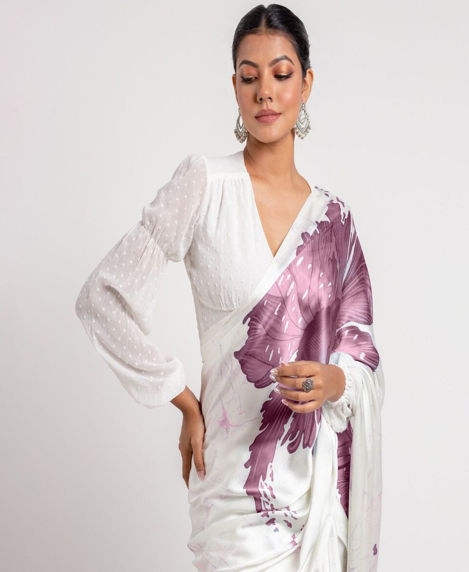 Stylish Digital Print Saree