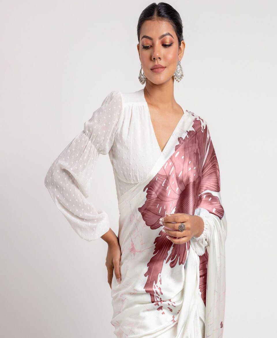 Stylish Digital Print Saree