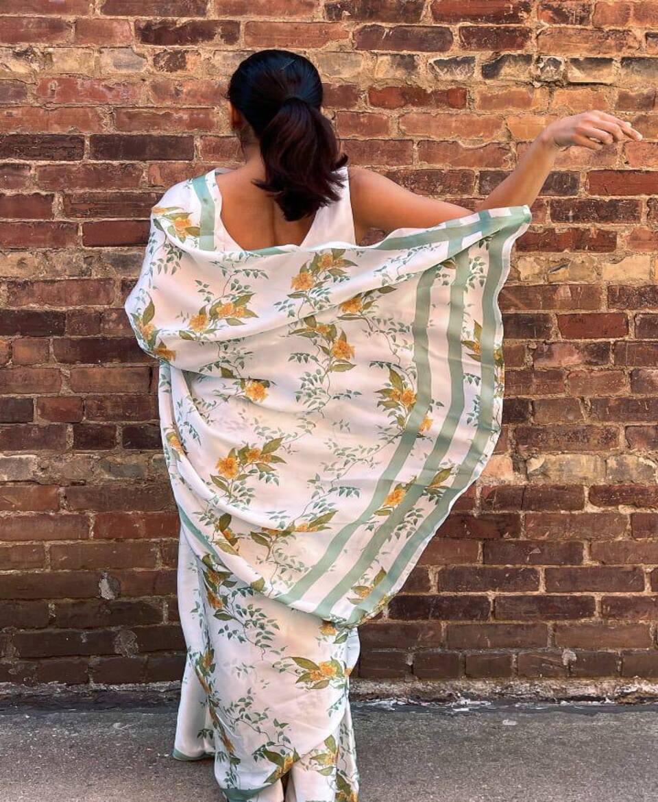Golden Aura Festive Saree