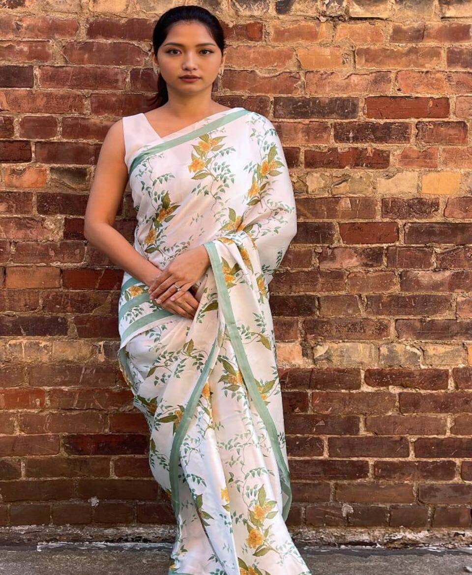 Golden Aura Festive Saree