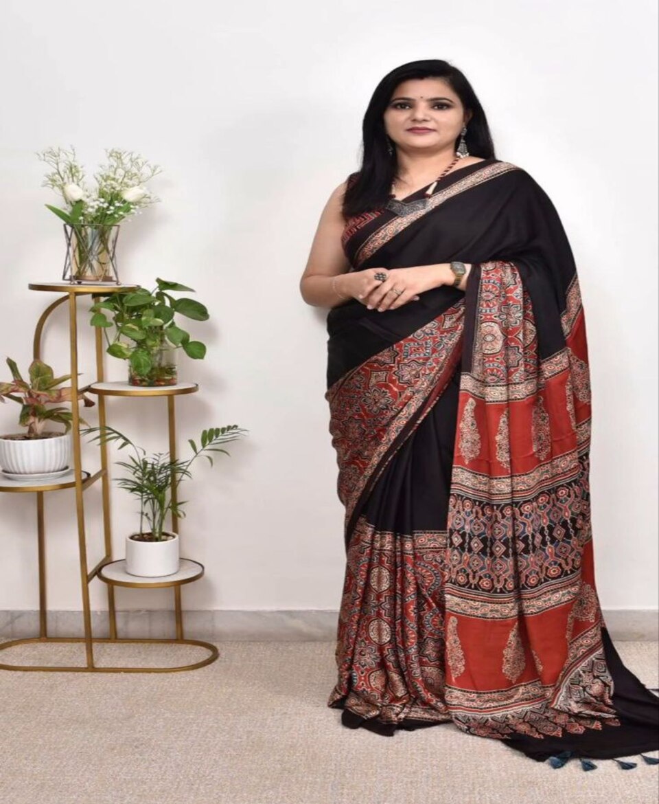 Royal Blossom Printed Saree