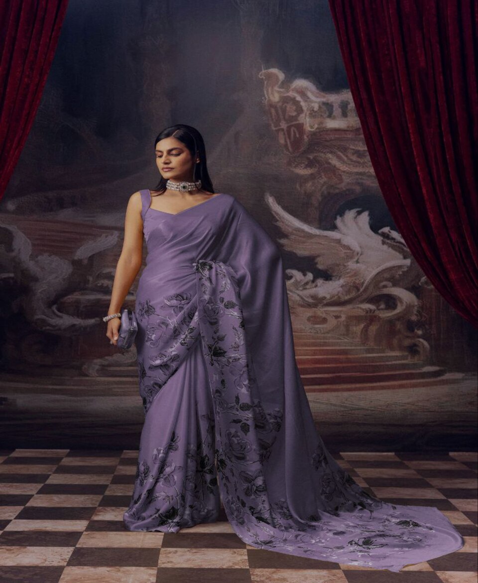 Stylish Aura Printed Saree