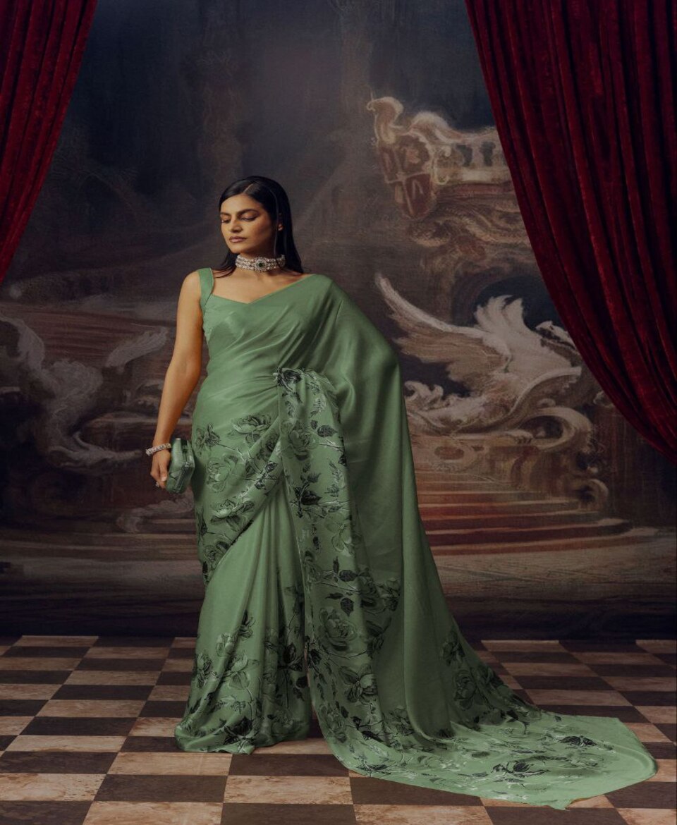 Stylish Aura Printed Saree