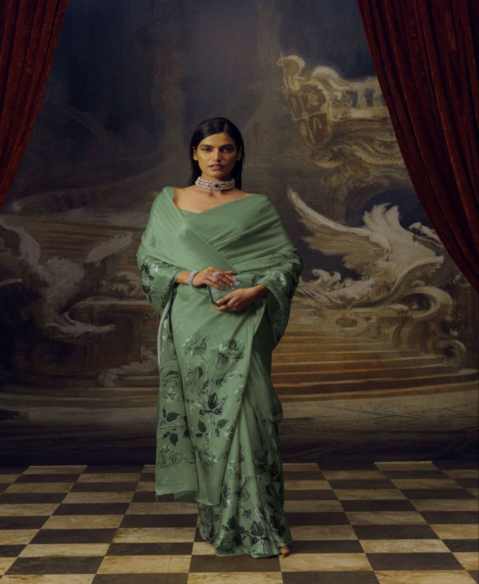 Stylish Aura Printed Saree