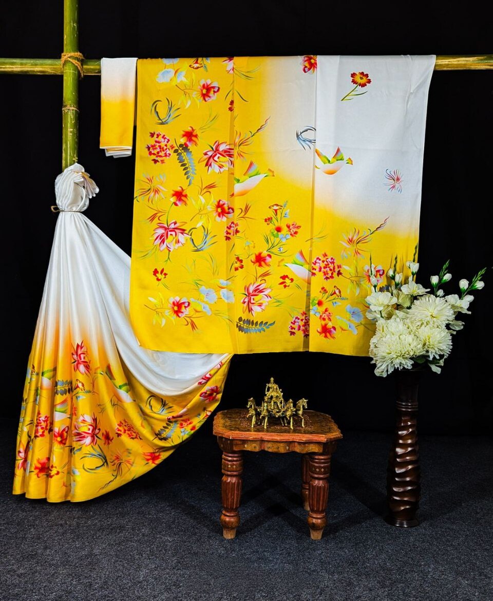 Premium Digital Printed Fancy Saree