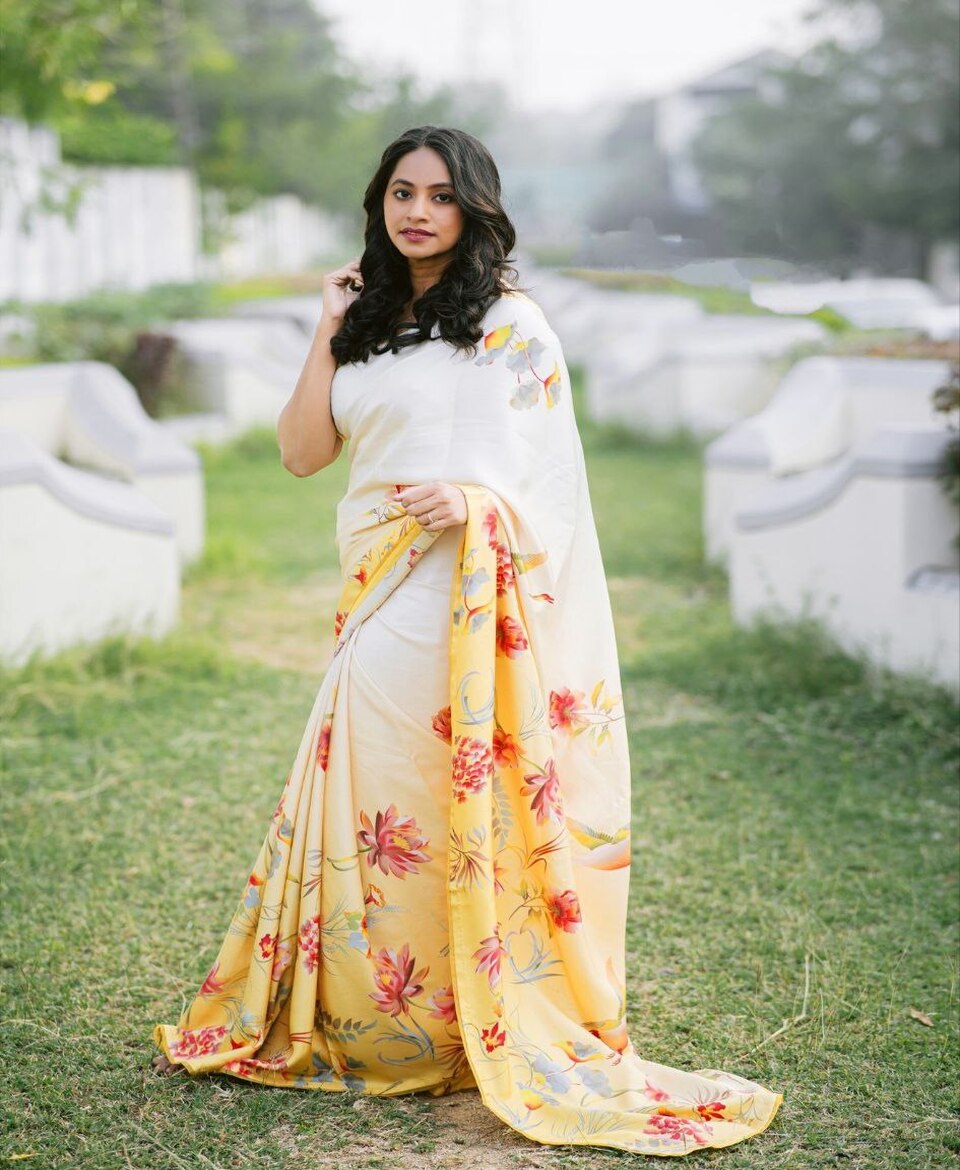 Premium Digital Printed Fancy Saree