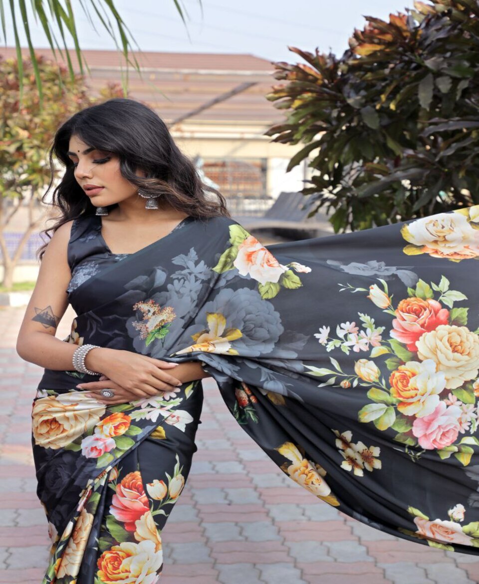 Modern Casual Digital Print Saree