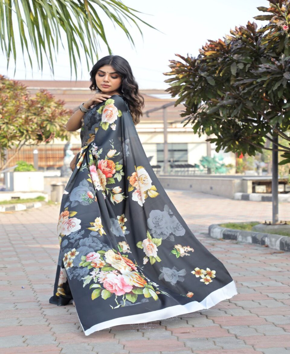 Modern Casual Digital Print Saree