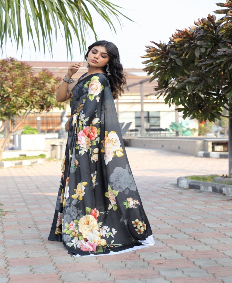 Modern Casual Digital Print Saree